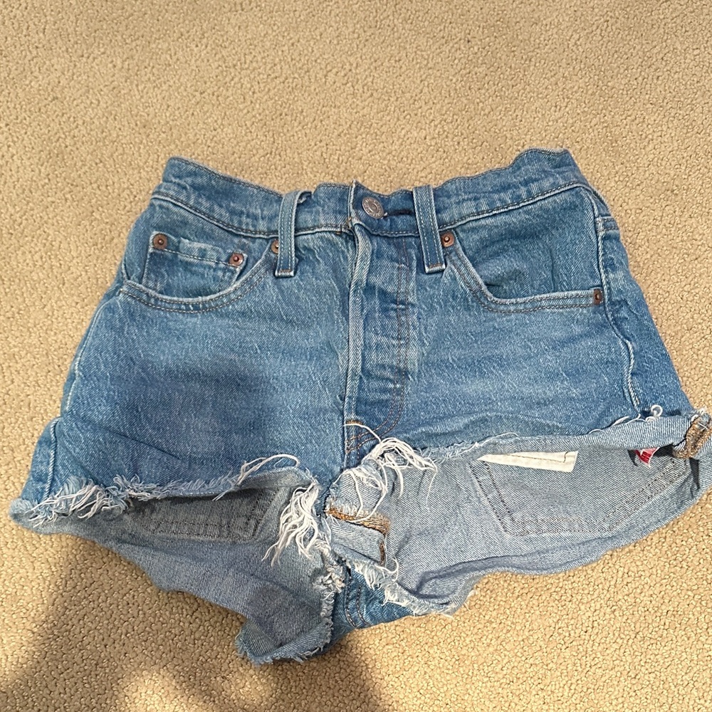 Levi's Light Blue Denim Shorts